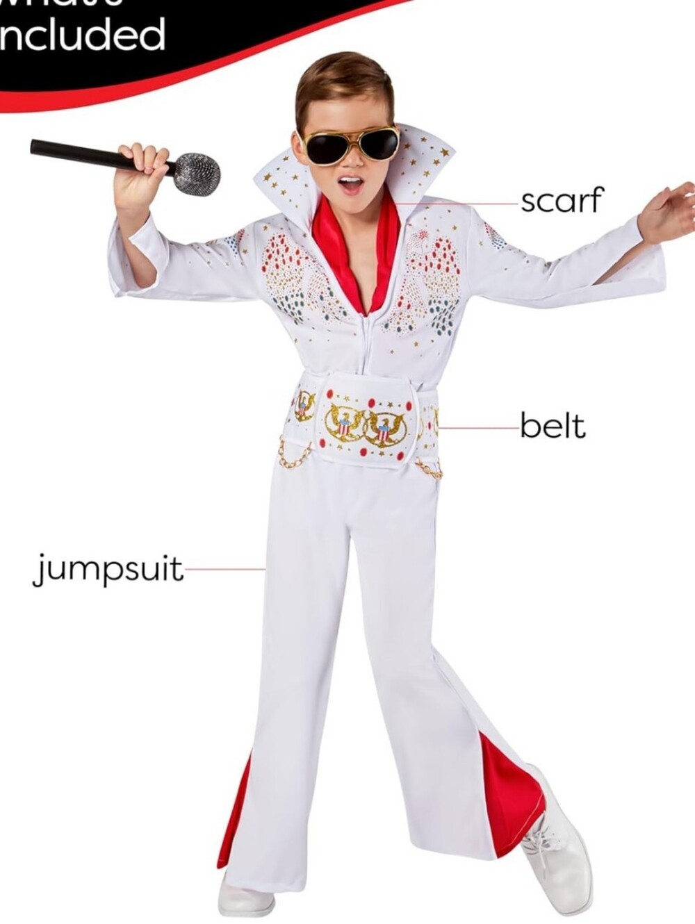 NWOT Deluxe Elvis Child Costume